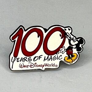 Disney Pin 100 Years of Magic Mickey Painting Walt Disney World 2001 Vintage
